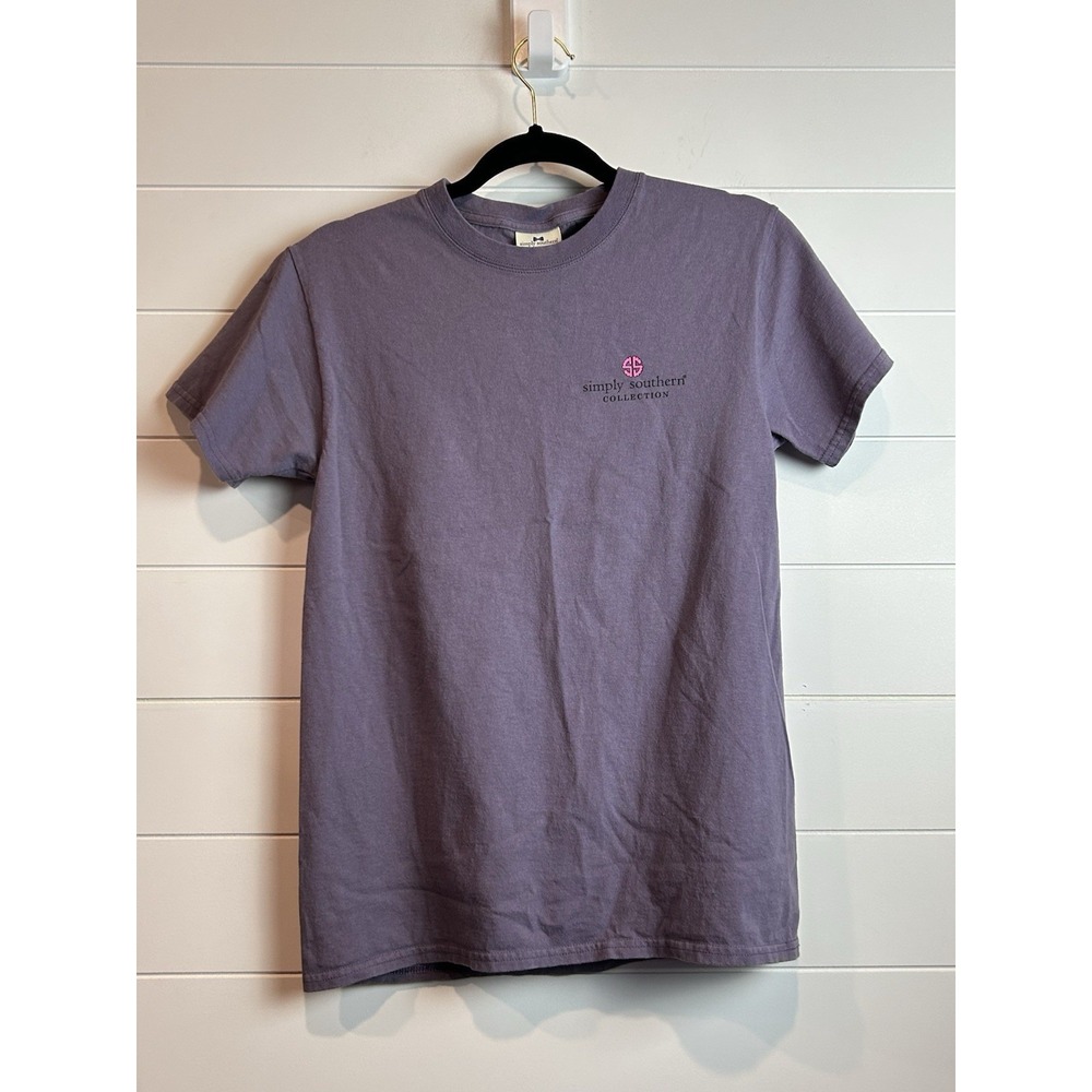 Women's Simply Southern Tshirt Sz Small "lets Stay Home And Cuddle"